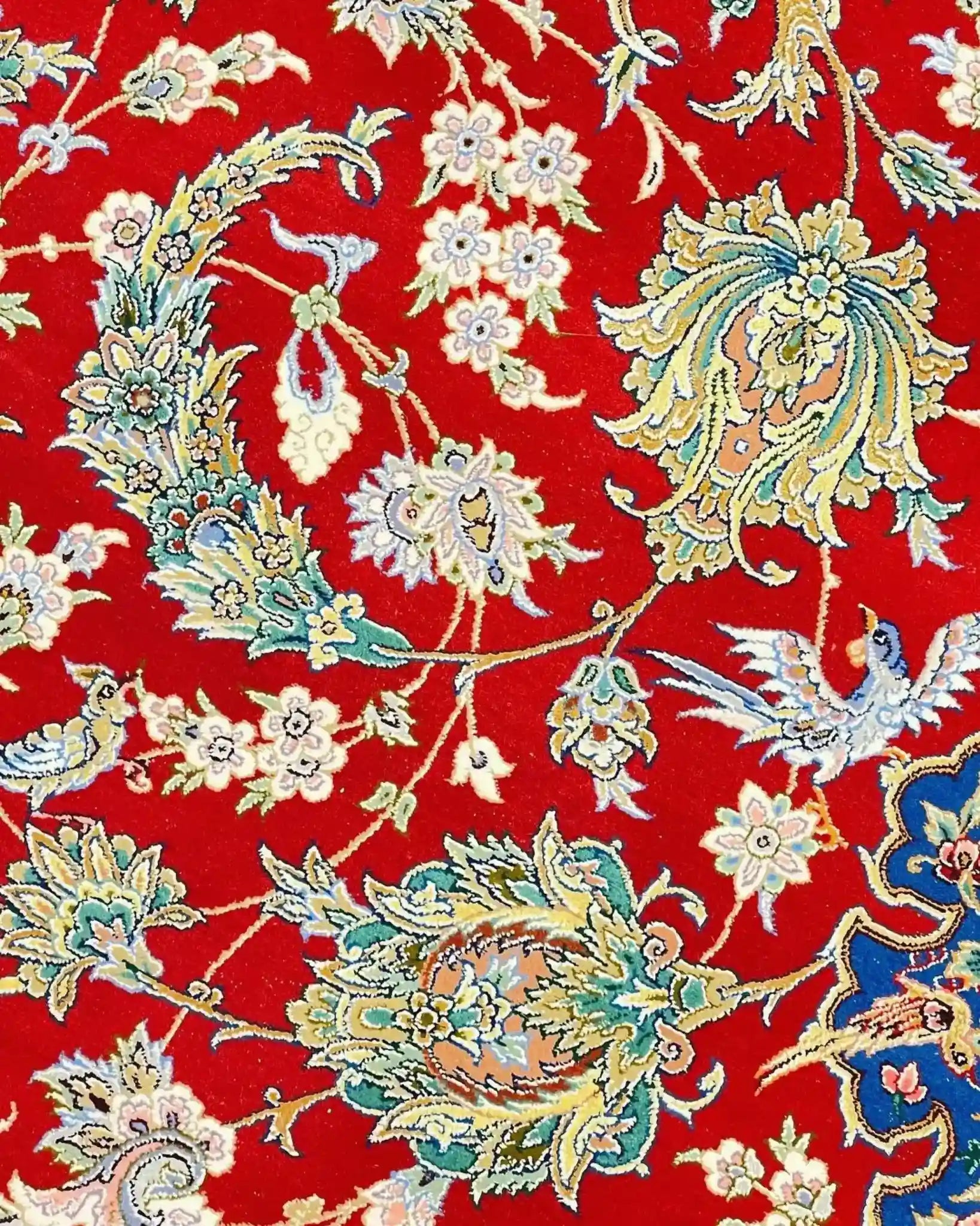 "Exclusive Handwoven Persian Rug by Habib, Silk and Wool Design, 1 in Stock"